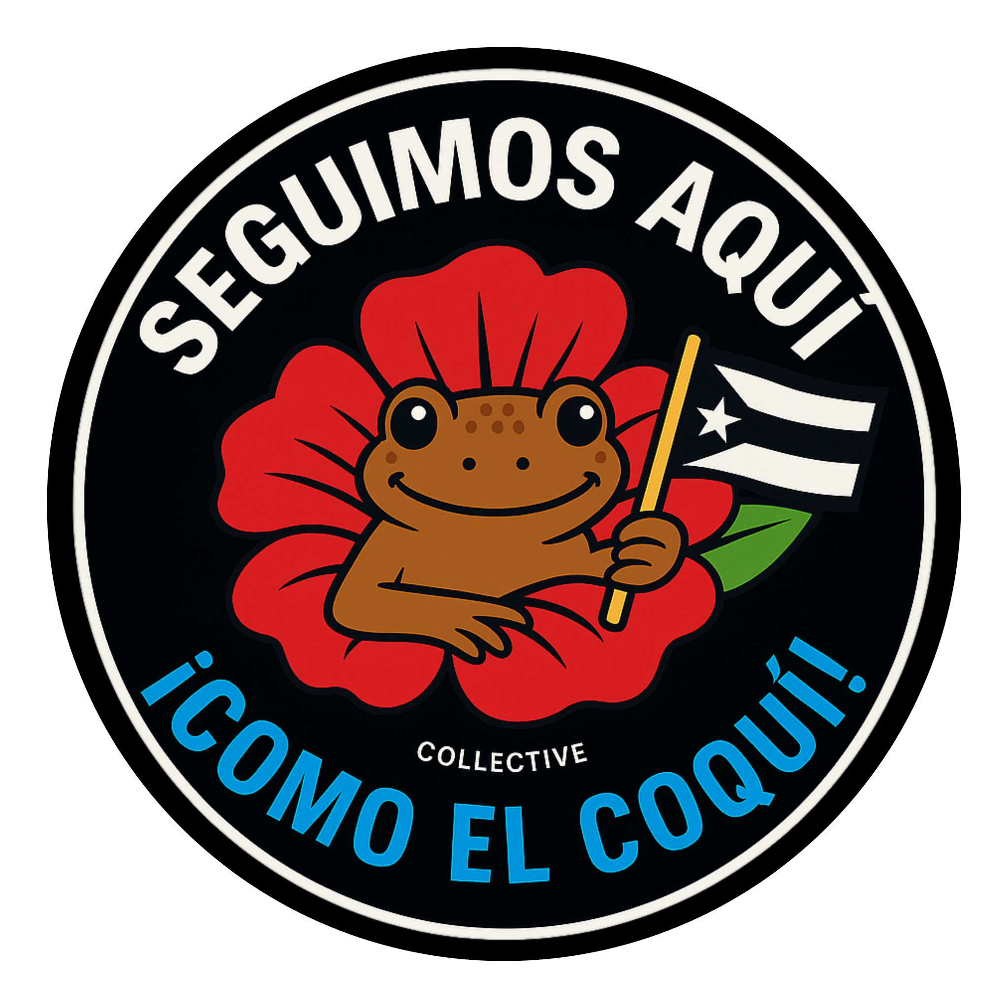 Como el Coquí logo black