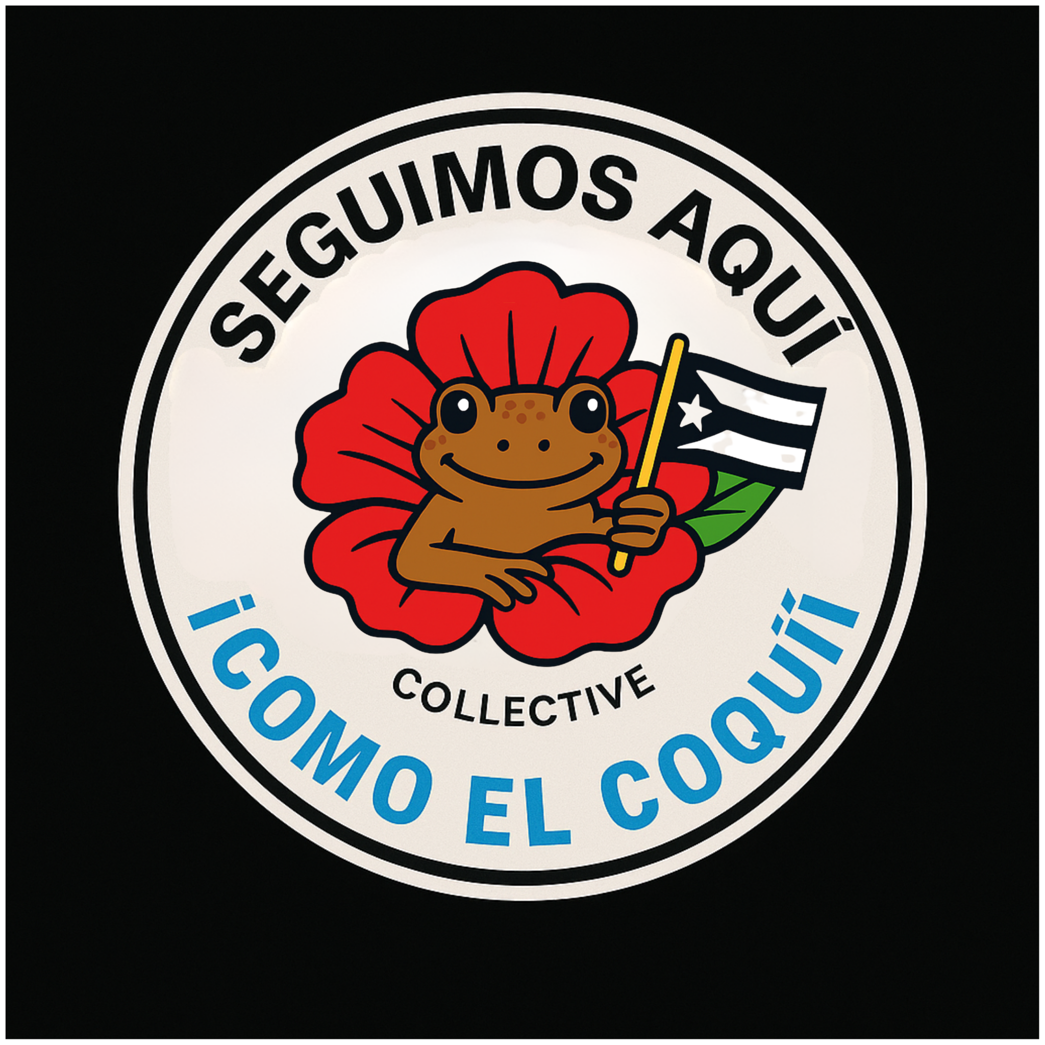 Como el Coquí logo white