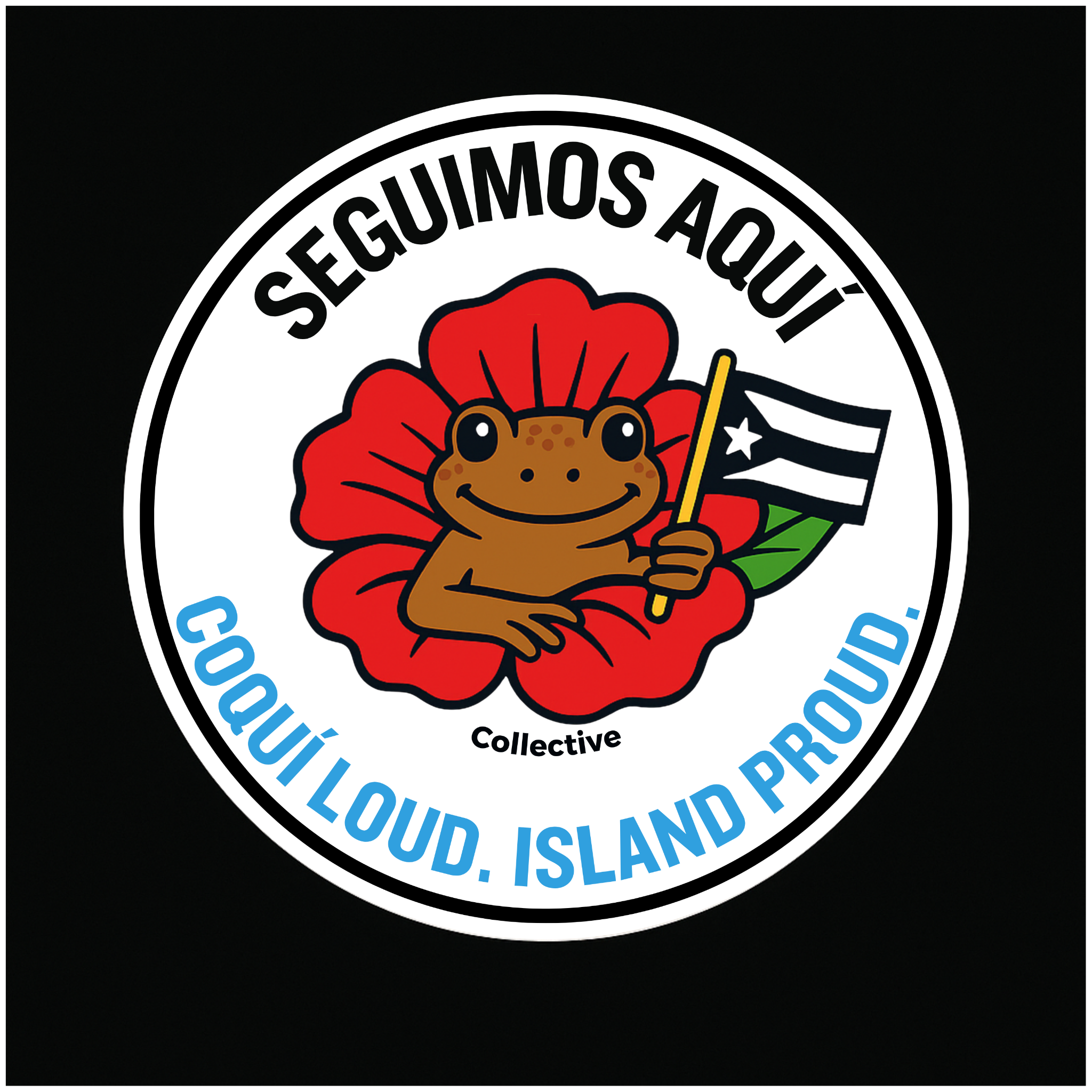 Coquí Loud, Island Proud logo